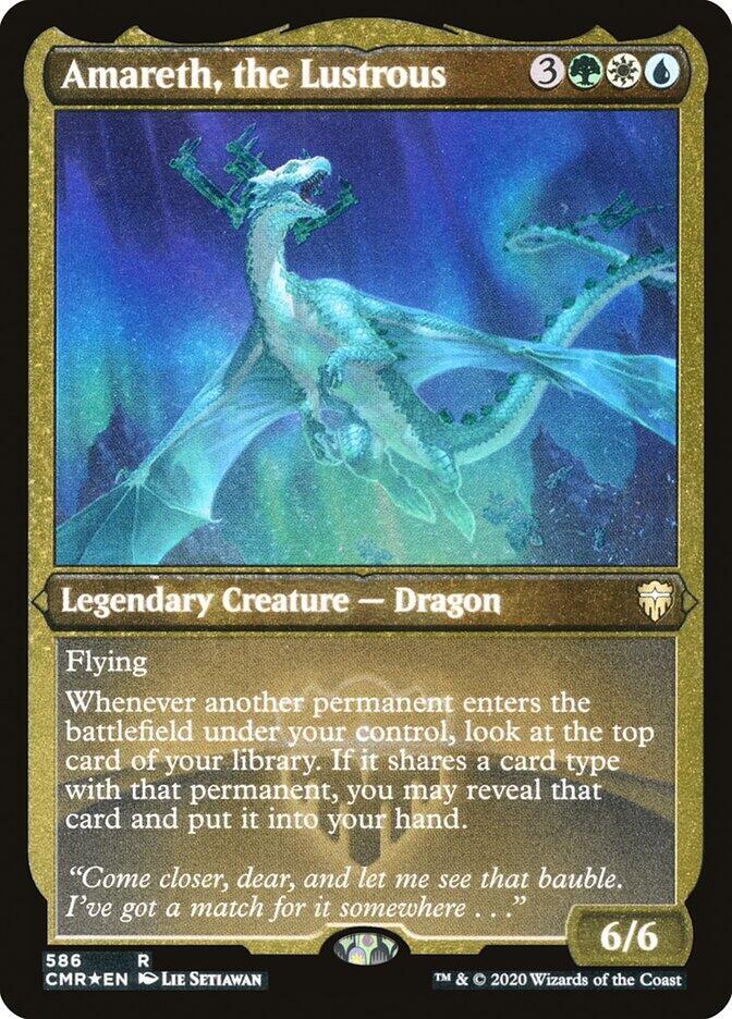 Amareth, the Lustrous (Foil Etched) | Commander Legends #586