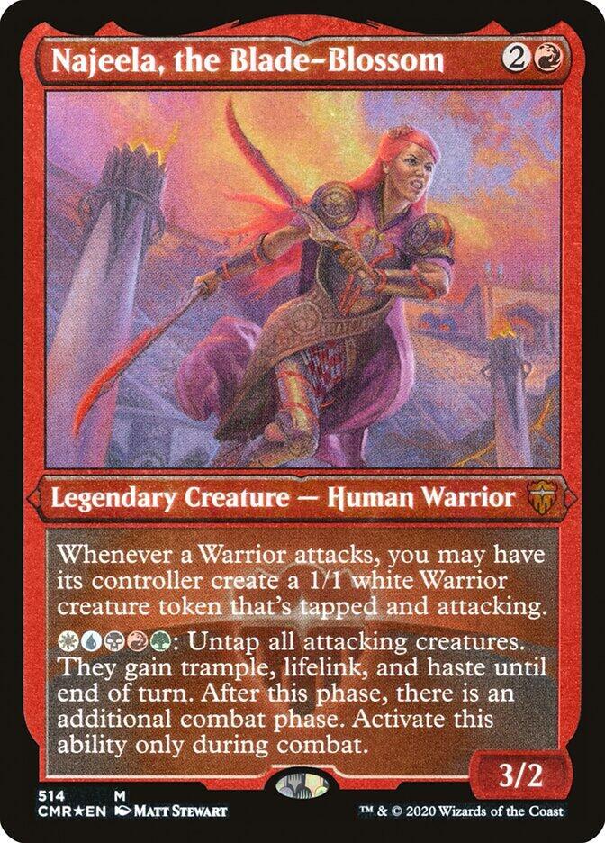 Najeela, the Blade-Blossom (Foil Etched) | Commander Legends #514