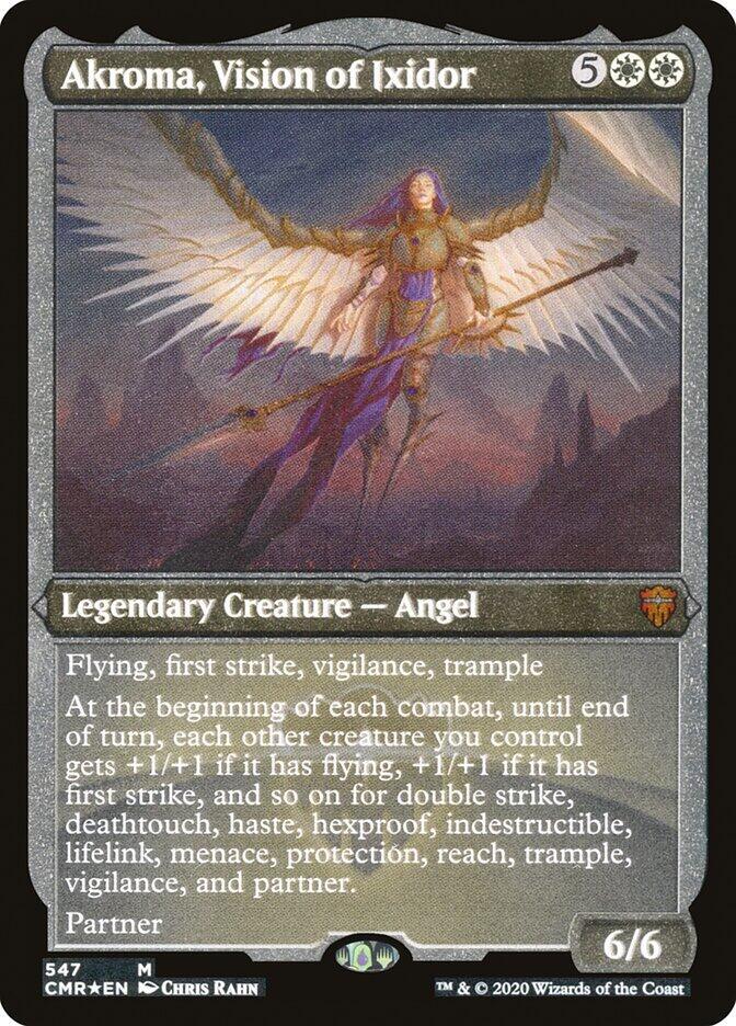 Akroma, Vision of Ixidor (Foil Etched) | Commander Legends #547