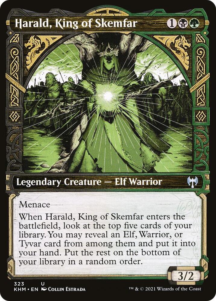 Harald, King of Skemfar (Showcase) | Kaldheim #323