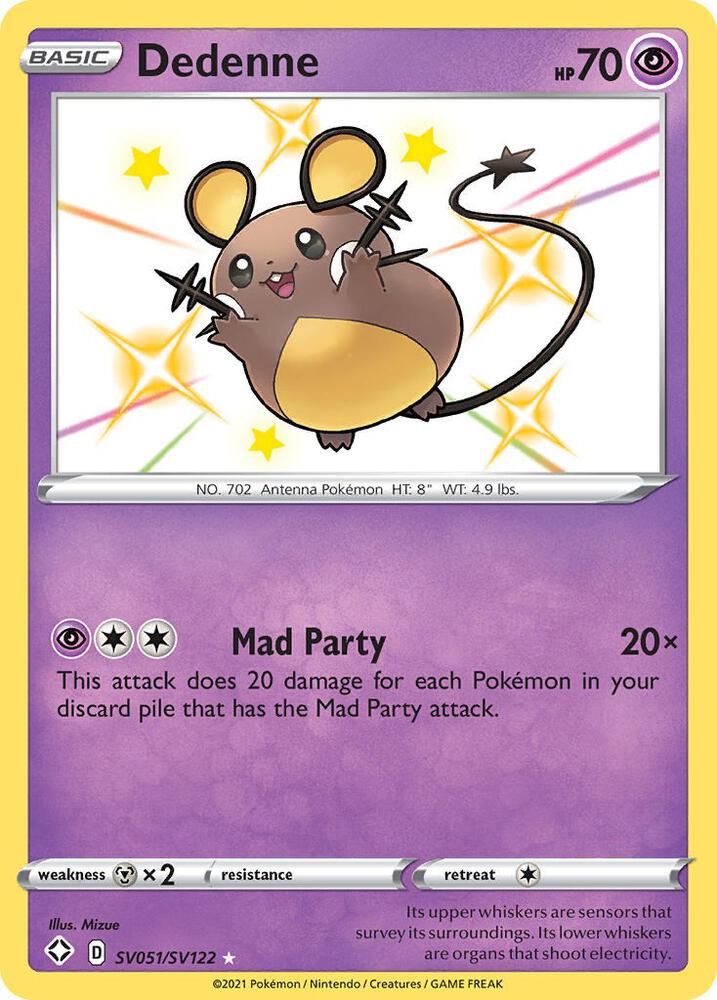 Dedenne | Shining Fates: Shiny Vault #SV051/SV122