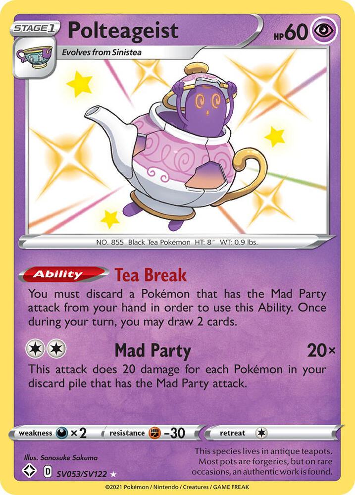 Polteageist | Shining Fates: Shiny Vault #SV053/SV122