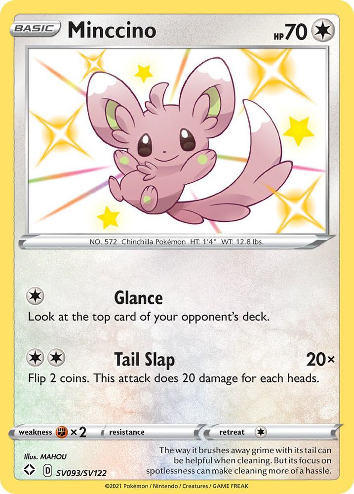 Minccino | Shining Fates: Shiny Vault #SV093/SV122