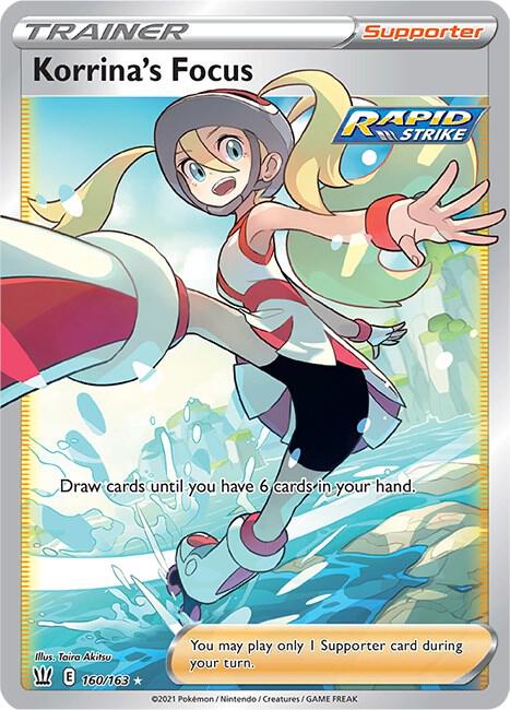 Korrina's Focus (Full Art) | SWSH05: Battle Styles #160/163