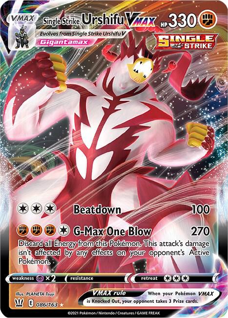 Single Strike Urshifu VMAX | SWSH05: Battle Styles #086/163