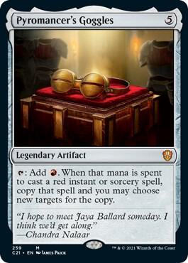 Pyromancer's Goggles | Commander 2021 #259