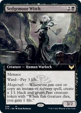 Sedgemoor Witch (Extended Art) | Strixhaven: School of Mages #306