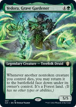 Yedora, Grave Gardener (Extended Art) | Commander 2021 #397