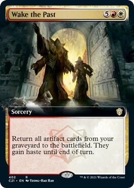 Wake the Past (Extended Art) | Commander 2021 #402