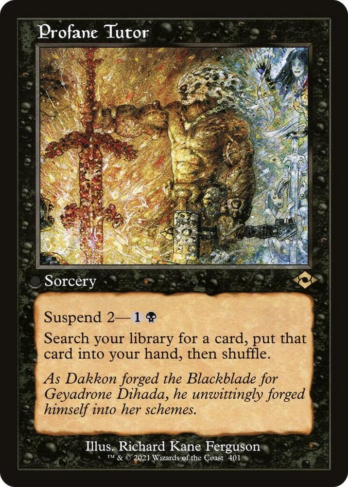 Profane Tutor (Retro Frame) | Modern Horizons 2 #401