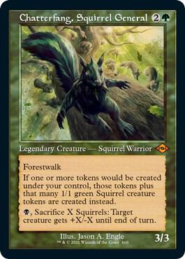 Chatterfang, Squirrel General (Retro Frame) (Foil Etched) | Modern Horizons 2 #410