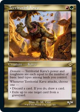Territorial Kavu (Retro Frame) (Foil Etched) | Modern Horizons 2 #425