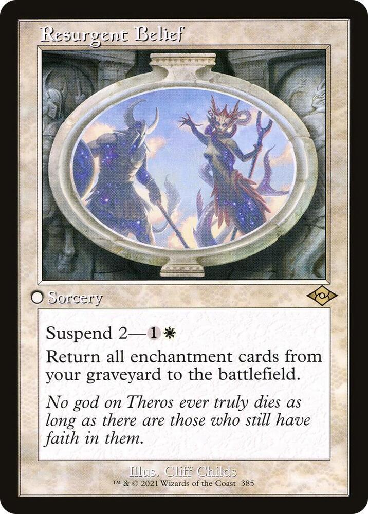 Resurgent Belief (Retro Frame) | Modern Horizons 2 #385
