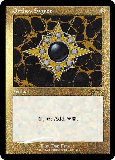 Orzhov Signet (Foil Etched) | Secret Lair Drop Series #294