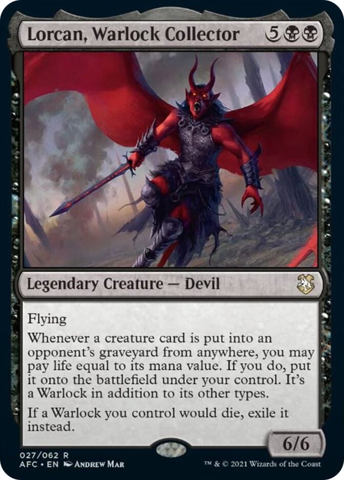 Lorcan, Warlock Collector | Commander: Adventures in the Forgotten Realms #27