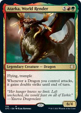 Atarka, World Render | Commander: Adventures in the Forgotten Realms #176