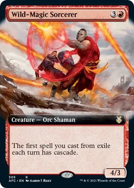 Wild-Magic Sorcerer (Extended Art) | Commander: Adventures in the Forgotten Realms #305