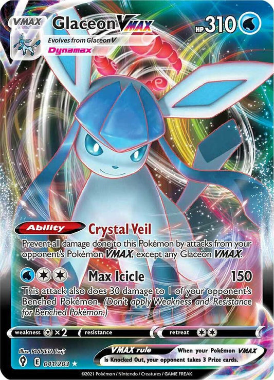 Glaceon VMAX | SWSH07: Evolving Skies #041/203