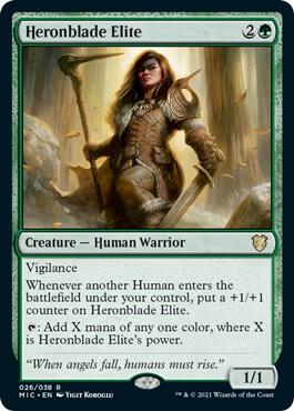Heronblade Elite | Commander: Innistrad: Midnight Hunt #26