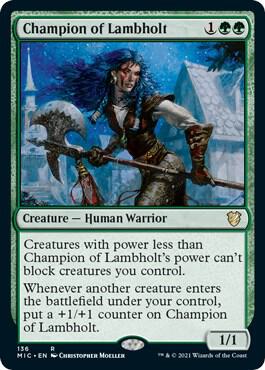 Champion of Lambholt | Commander: Innistrad: Midnight Hunt #136