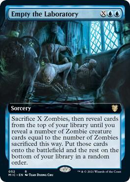 Empty the Laboratory (Extended Art) | Commander: Innistrad: Midnight Hunt #52