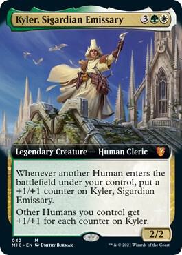 Kyler, Sigardian Emissary (Extended Art) | Commander: Innistrad: Midnight Hunt #42