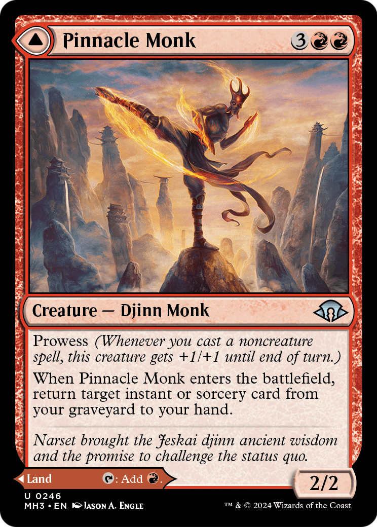 Pinnacle Monk // Mystic Peak | Modern Horizons 3 #246