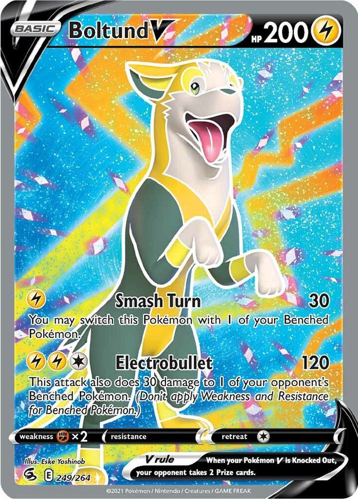 Boltund V (Full Art) | SWSH08: Fusion Strike #249/264