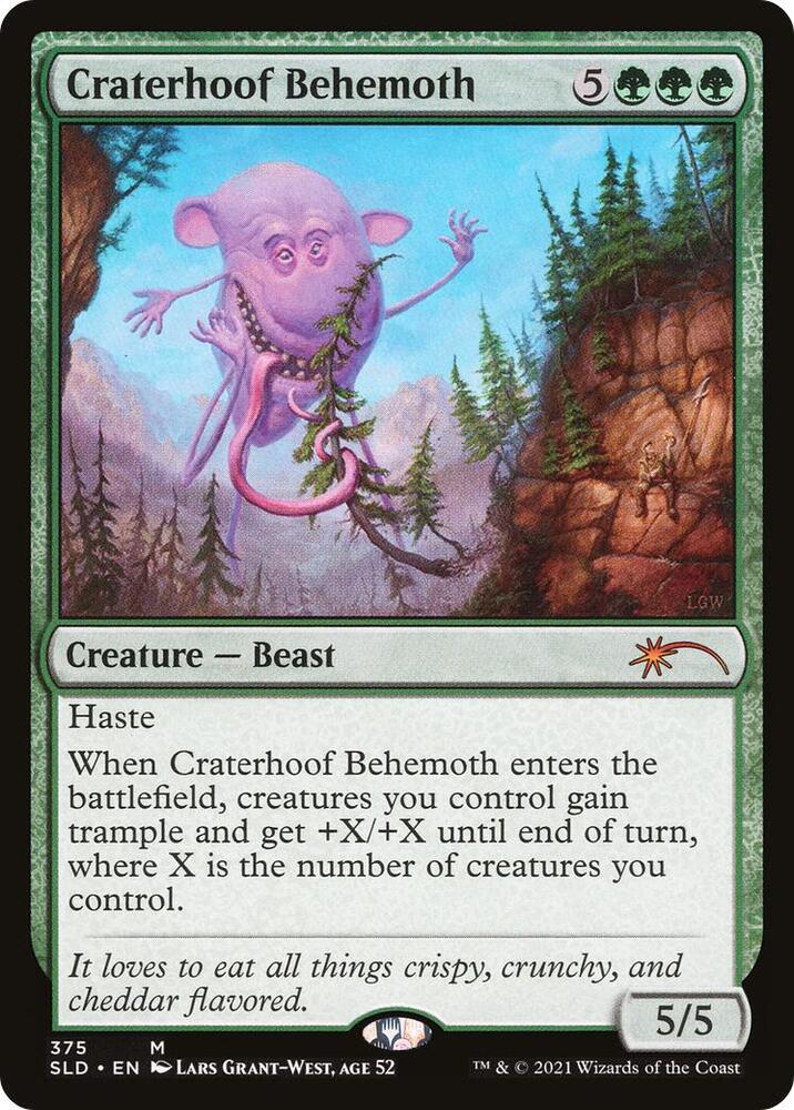 Craterhoof Behemoth (375) | Secret Lair Drop Series #375