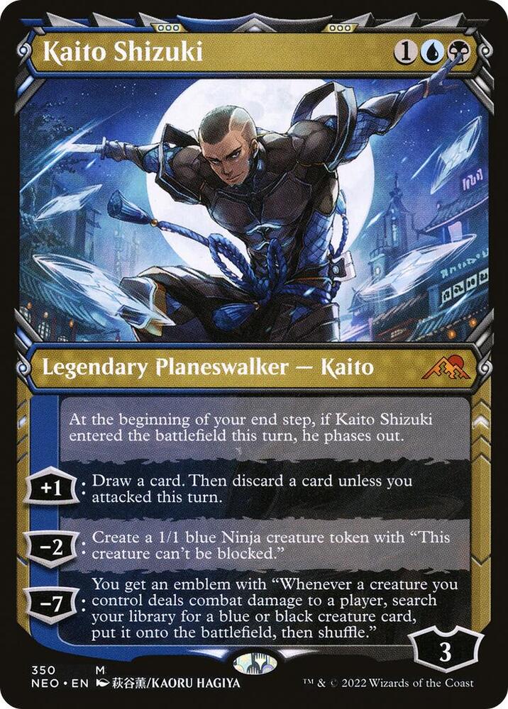 Kaito Shizuki (Showcase) | Kamigawa: Neon Dynasty #350