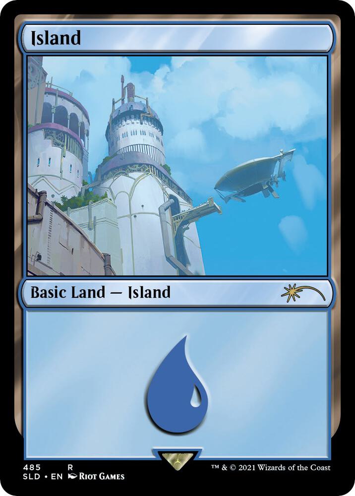 Island (Secret Lair x Arcane: Lands) | Secret Lair Drop Series #485