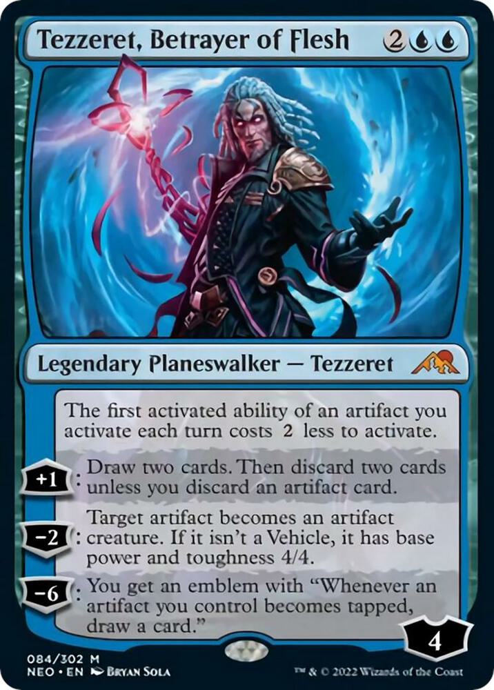 Tezzeret, Betrayer of Flesh | Kamigawa: Neon Dynasty #84