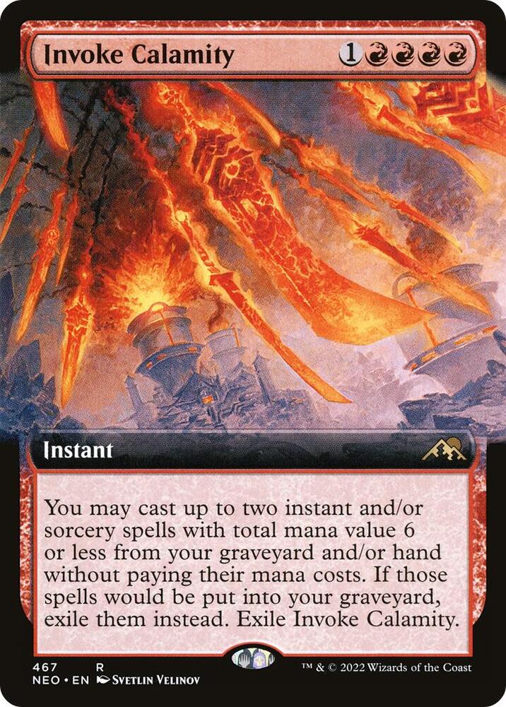 Invoke Calamity (Extended Art) | Kamigawa: Neon Dynasty #467