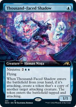 Thousand-Faced Shadow (Extended Art) | Kamigawa: Neon Dynasty #451