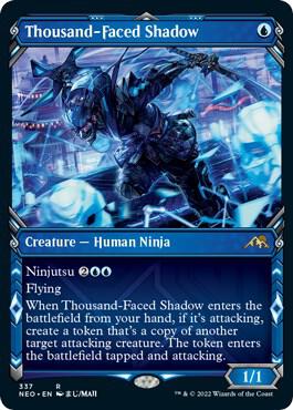 Thousand-Faced Shadow (Showcase) | Kamigawa: Neon Dynasty #337
