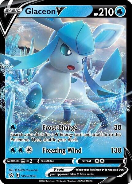 Glaceon V - SWSH196 | SWSH: Sword & Shield Promo Cards #SWSH196