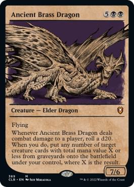 Ancient Brass Dragon (Showcase) | Commander Legends: Battle for Baldur's Gate #389