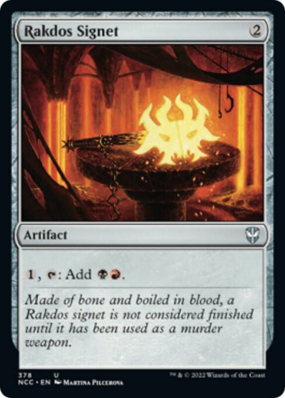 Rakdos Signet | Commander: Streets of New Capenna #378