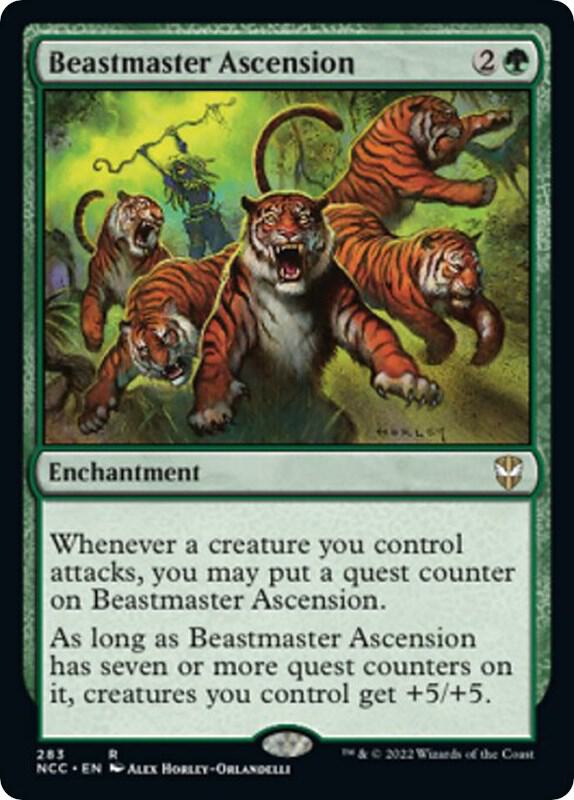 Beastmaster Ascension | Commander: Streets of New Capenna #283
