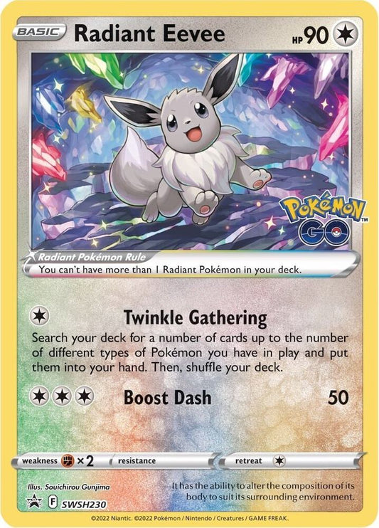 Radiant Eevee - SWSH230 | SWSH: Sword & Shield Promo Cards #SWSH230
