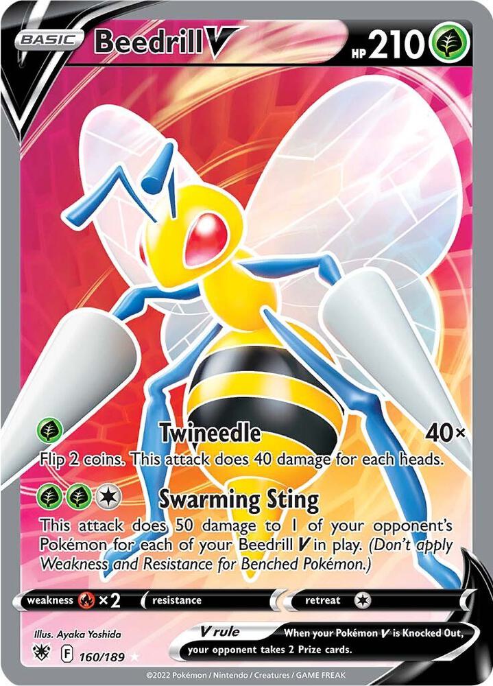 Beedrill V (Full Art) | SWSH10: Astral Radiance #160/189