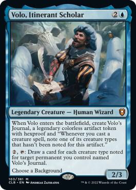 Volo, Itinerant Scholar | Commander Legends: Battle for Baldur's Gate #103