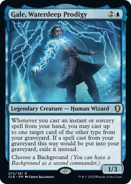 Gale, Waterdeep Prodigy | Commander Legends: Battle for Baldur's Gate #72