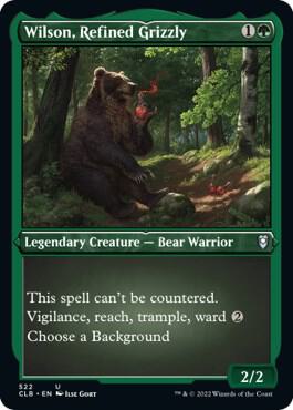 Wilson, Refined Grizzly (Foil Etched) | Commander Legends: Battle for Baldur's Gate #522