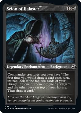 Scion of Halaster (Foil Etched) | Commander Legends: Battle for Baldur's Gate #498