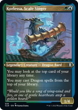 Korlessa, Scale Singer (Foil Etched) | Commander Legends: Battle for Baldur's Gate #538