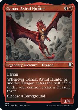 Ganax, Astral Hunter (Foil Etched) | Commander Legends: Battle for Baldur's Gate #504