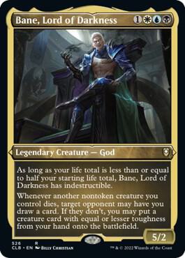 Bane, Lord of Darkness (Foil Etched) | Commander Legends: Battle for Baldur's Gate #526