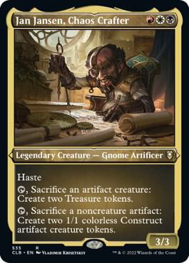 Jan Jansen, Chaos Crafter (Foil Etched) | Commander Legends: Battle for Baldur's Gate #535