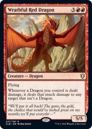 Wrathful Red Dragon | Commander Legends: Battle for Baldur's Gate #207